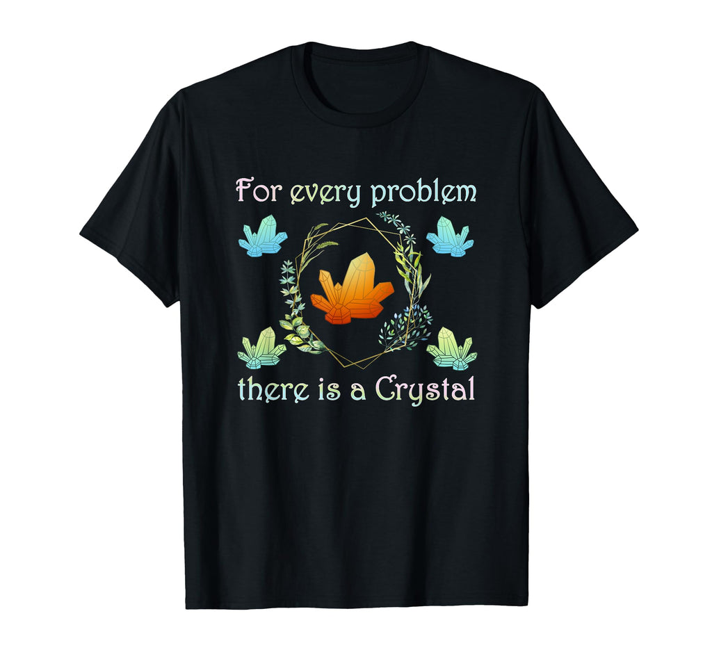 Healing Crystals Witchy Wicca T-Shirt - Casual Everyday Wear Unisex - T-Shirt, Sweatshirt, Hoodie