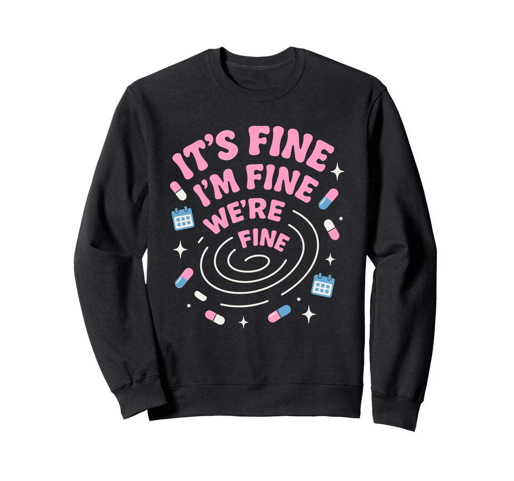 Hot Anxiety Glam Therapy Sweatshirt - Custom Art Print for Adults - T-Shirt, Sweatshirt, Hoodie