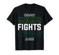 Nobody Fights Alone Green Mental Health T-Shirt - Novelty Apparel Men Women - T-Shirt, Sweatshirt, Hoodie