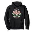 Lotus Flower Bloom Silence Zen Yoga Hoodie - Aesthetic Graphic Unisex - T-Shirt, Sweatshirt, Hoodie