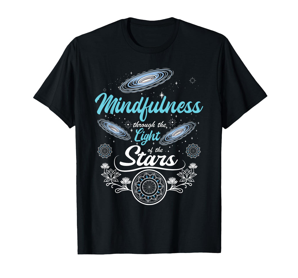 Cosmic Mindfulness Light Stars Galaxy T-Shirt - Graphic Print for Adults - T-Shirt, Sweatshirt, Hoodie