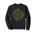 Elegant Floral Brain Lotus Spiritual Sweatshirt - Unique Graphic Unisex - T-Shirt, Sweatshirt, Hoodie