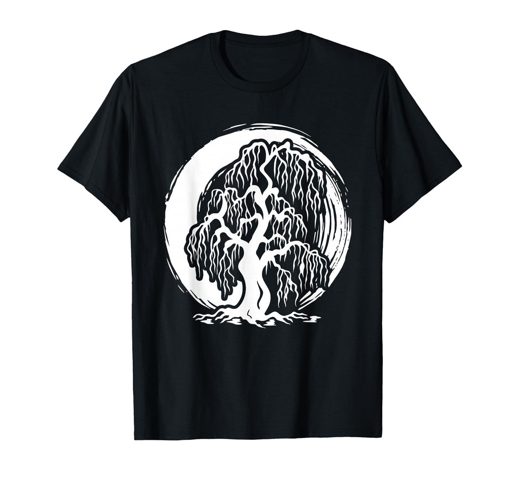 Mindfulness Weeping Willow Tree T-Shirt - Novelty Apparel for Adults - T-Shirt, Sweatshirt, Hoodie