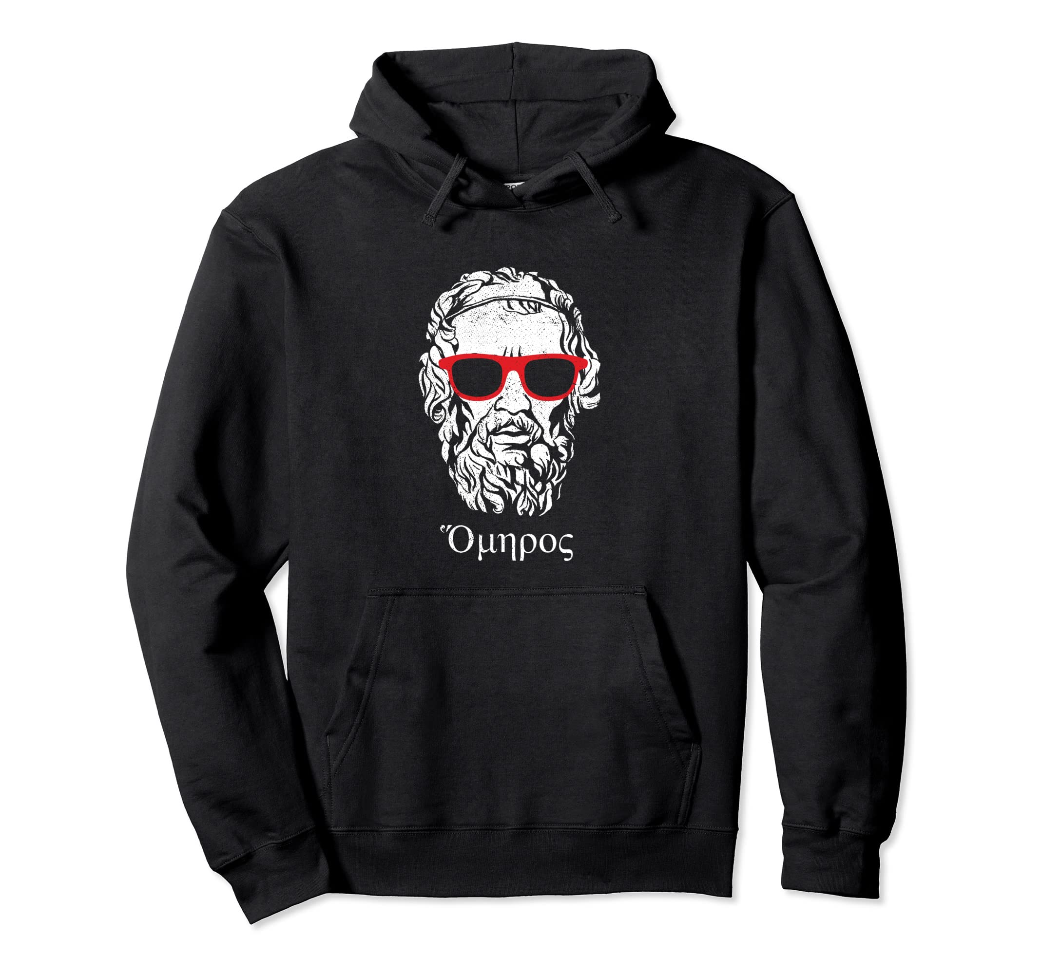 Funny Homer Ancient Greek Literature Hoodie - Graphic Print Unisex - T-Shirt, Sweatshirt, Hoodie