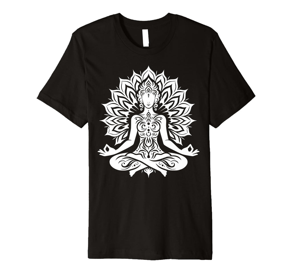 Elegant Mandala Buddha Illustration T-Shirt - Graphic Print Men Women - T-Shirt, Sweatshirt, Hoodie
