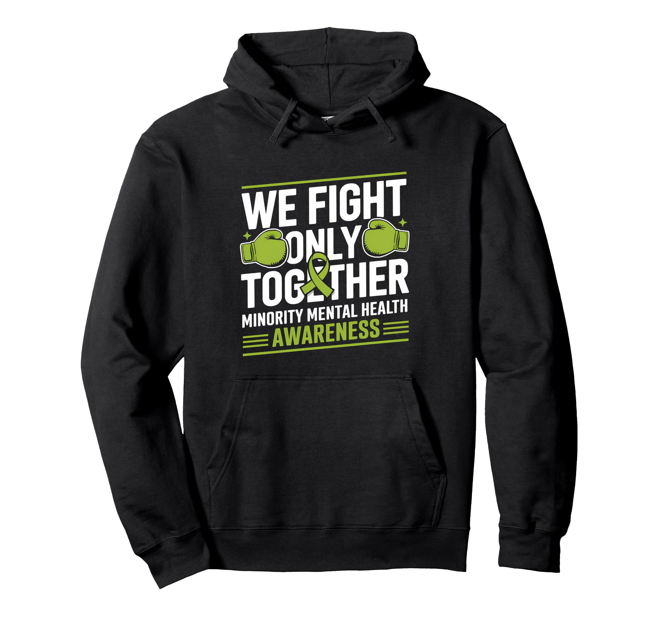 We Fight Only Together Minority Hoodie - Minimalist Print for Adults - T-Shirt, Sweatshirt, Hoodie