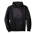 Bedtime Affirmations Adults Self Care Hoodie - Minimalist Print Men Women - T-Shirt, Sweatshirt, Hoodie