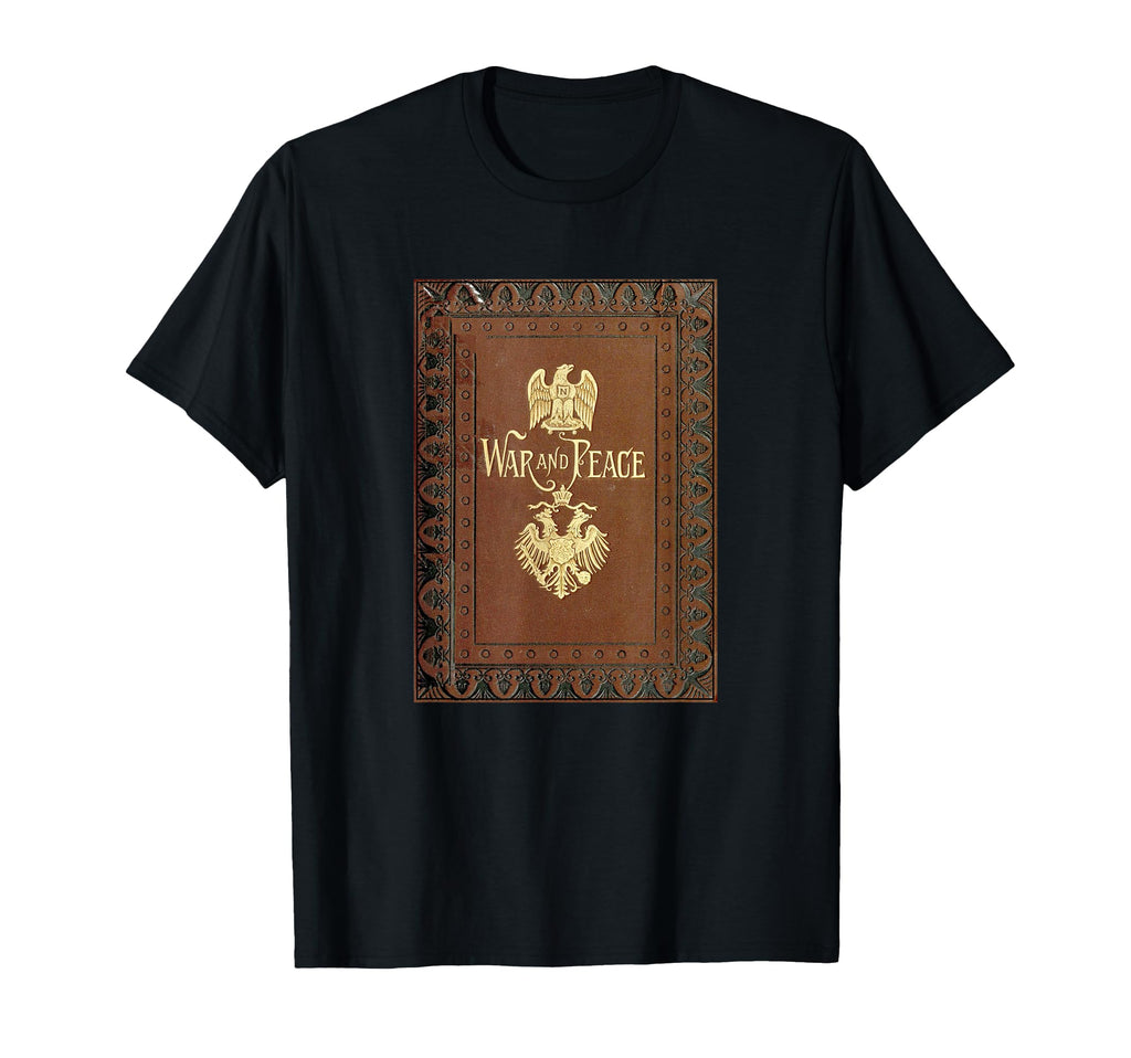 War And Peace Book Cover T-Shirt - Novelty Apparel Unisex - T-Shirt, Sweatshirt, Hoodie