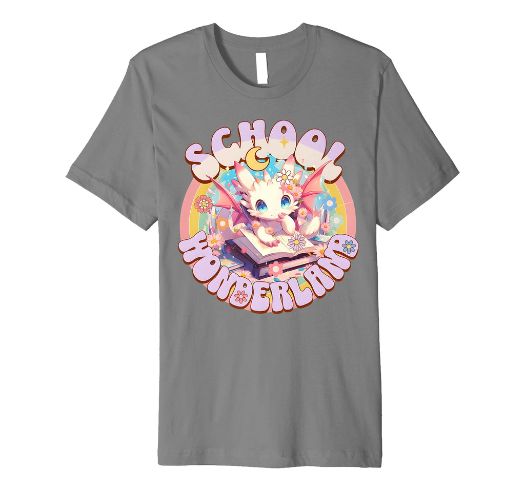 Dragon Magic School Bookworm Books T-Shirt - Trendy Graphic for Adults - T-Shirt, Sweatshirt, Hoodie