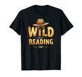 Wild About Reading Books Animal Lovers T-Shirt - Fun Novelty Design Unisex - T-Shirt, Sweatshirt, Hoodie