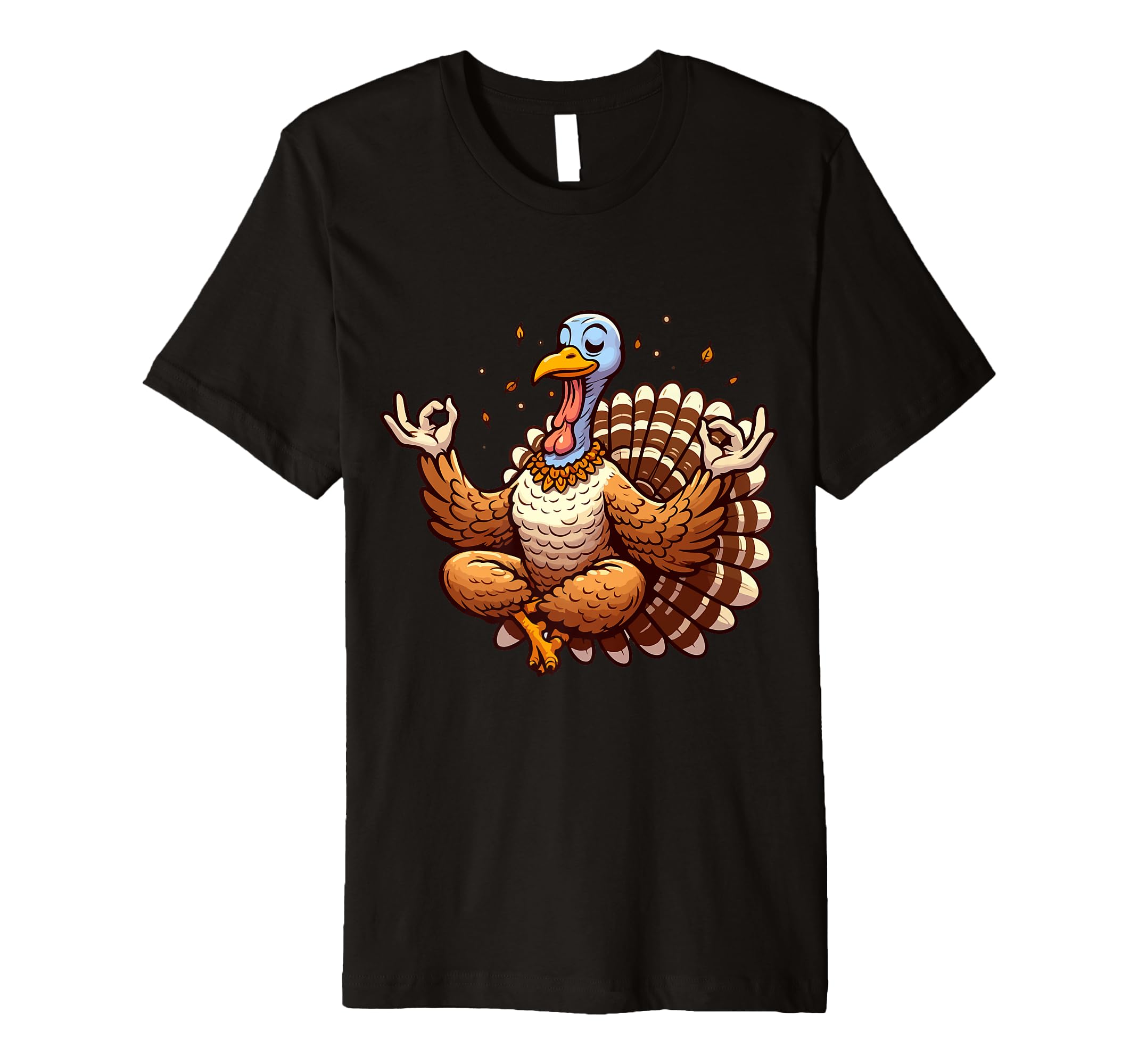 Meditation Turkey Yoga Pose Relaxing Animal T-Shirt - Unique Graphic Unisex - T-Shirt, Sweatshirt, Hoodie