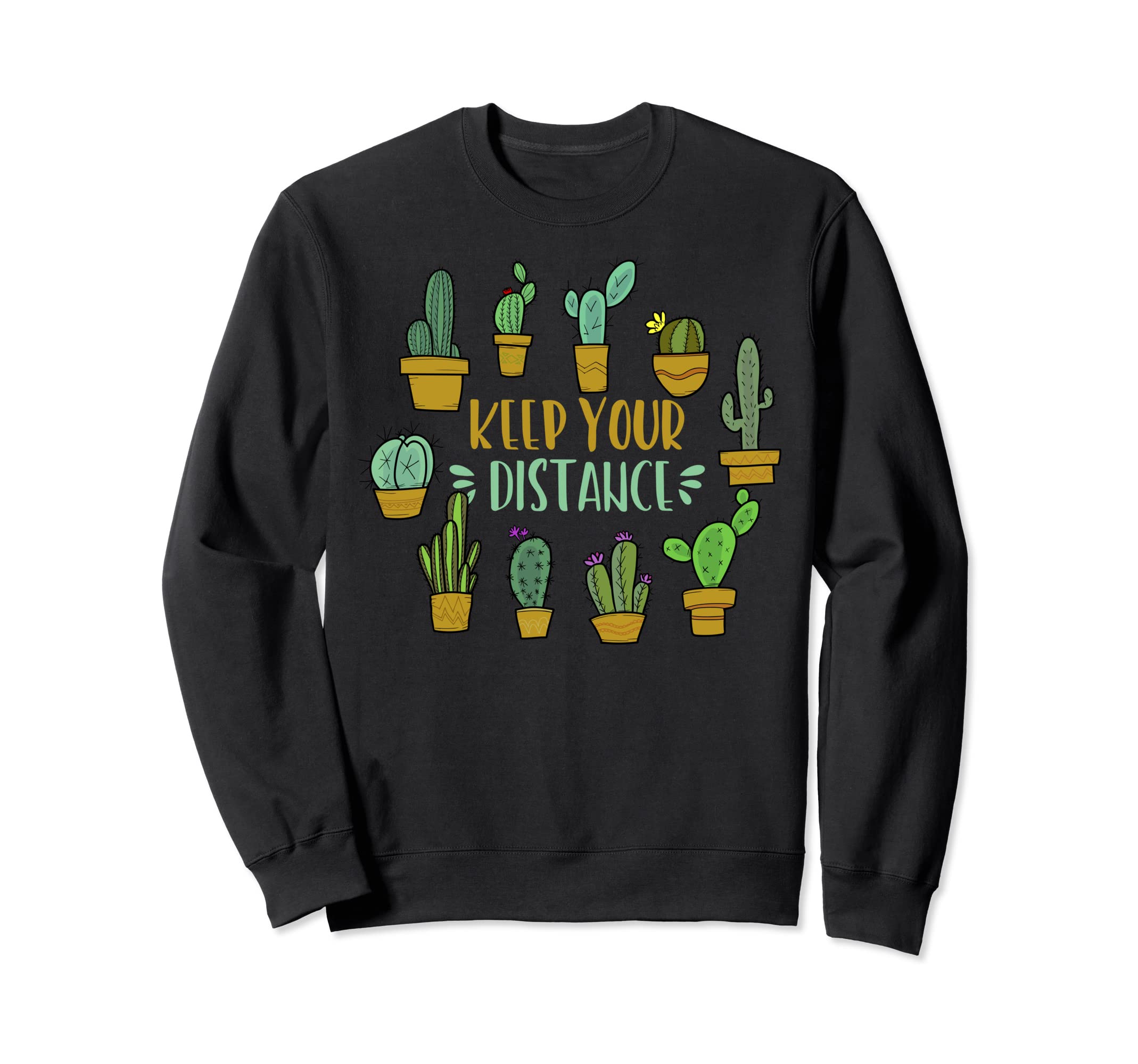 Cactus Introverted Succulent Owner Sweatshirt - Trendy Graphic for Adults - T-Shirt, Sweatshirt, Hoodie