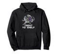 Treat Yo Shelf Funny Bookworm Book Hoodie - Custom Art Print Men Women - T-Shirt, Sweatshirt, Hoodie