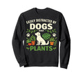 Plant Lover Gardening Dog Easily Sweatshirt - Aesthetic Graphic Men Women - T-Shirt, Sweatshirt, Hoodie