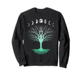 Tree Planets Yoga Meditation Sweatshirt - Fun Novelty Design for Adults - T-Shirt, Sweatshirt, Hoodie