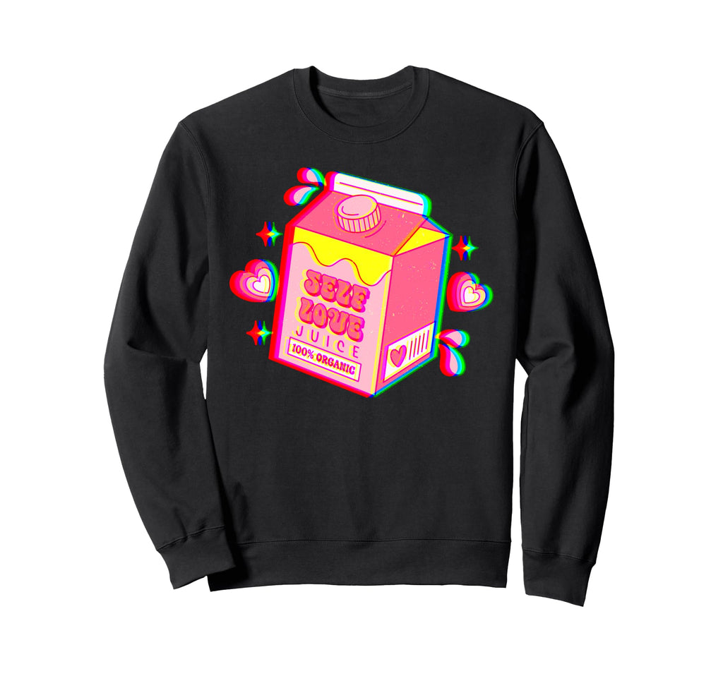Self Love Juice Anti Valentines Sweatshirt - Casual Everyday Wear Unisex - T-Shirt, Sweatshirt, Hoodie