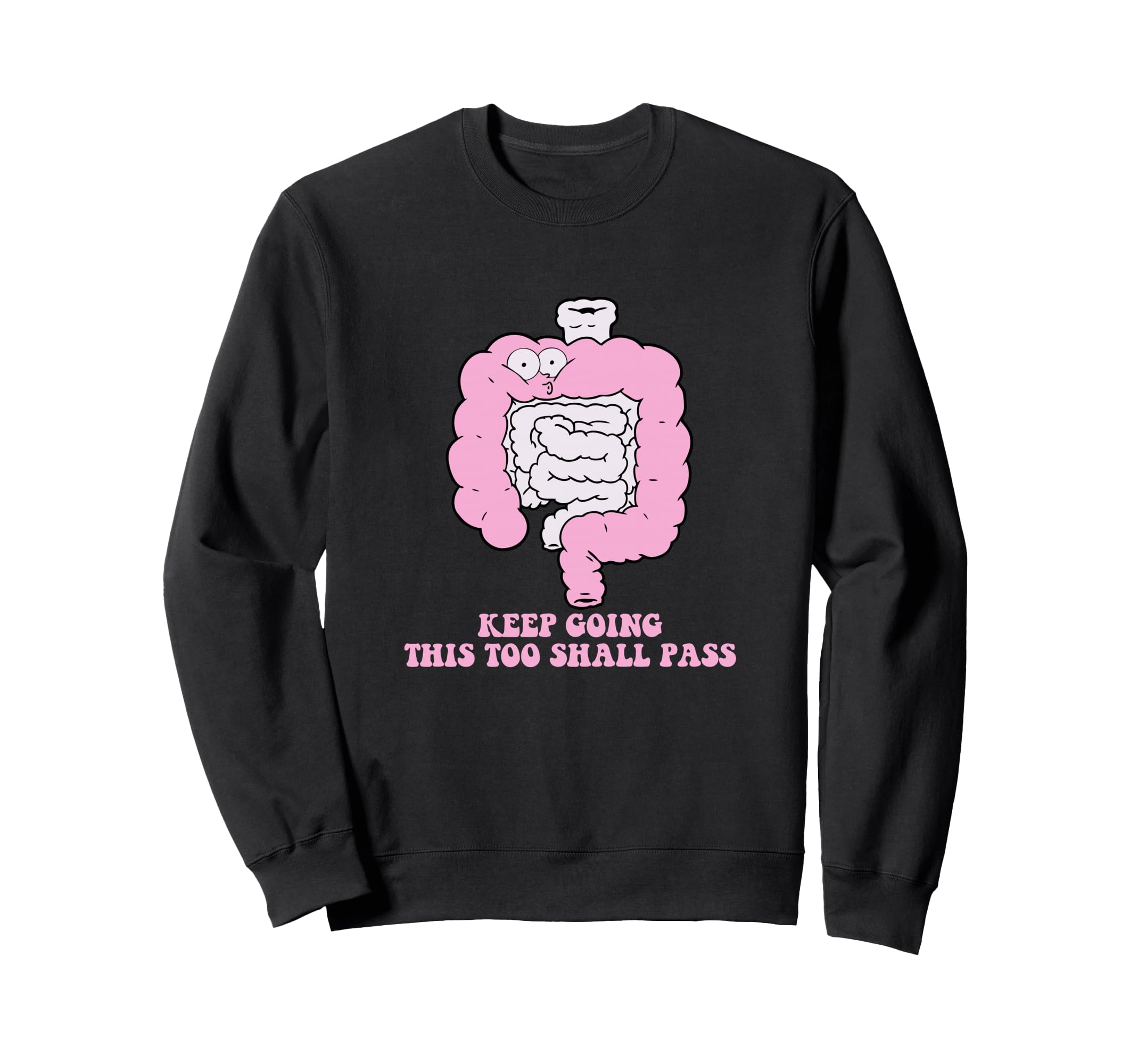Keep Going This Too Shall Pass Funny Sweatshirt - Aesthetic Graphic Unisex - T-Shirt, Sweatshirt, Hoodie