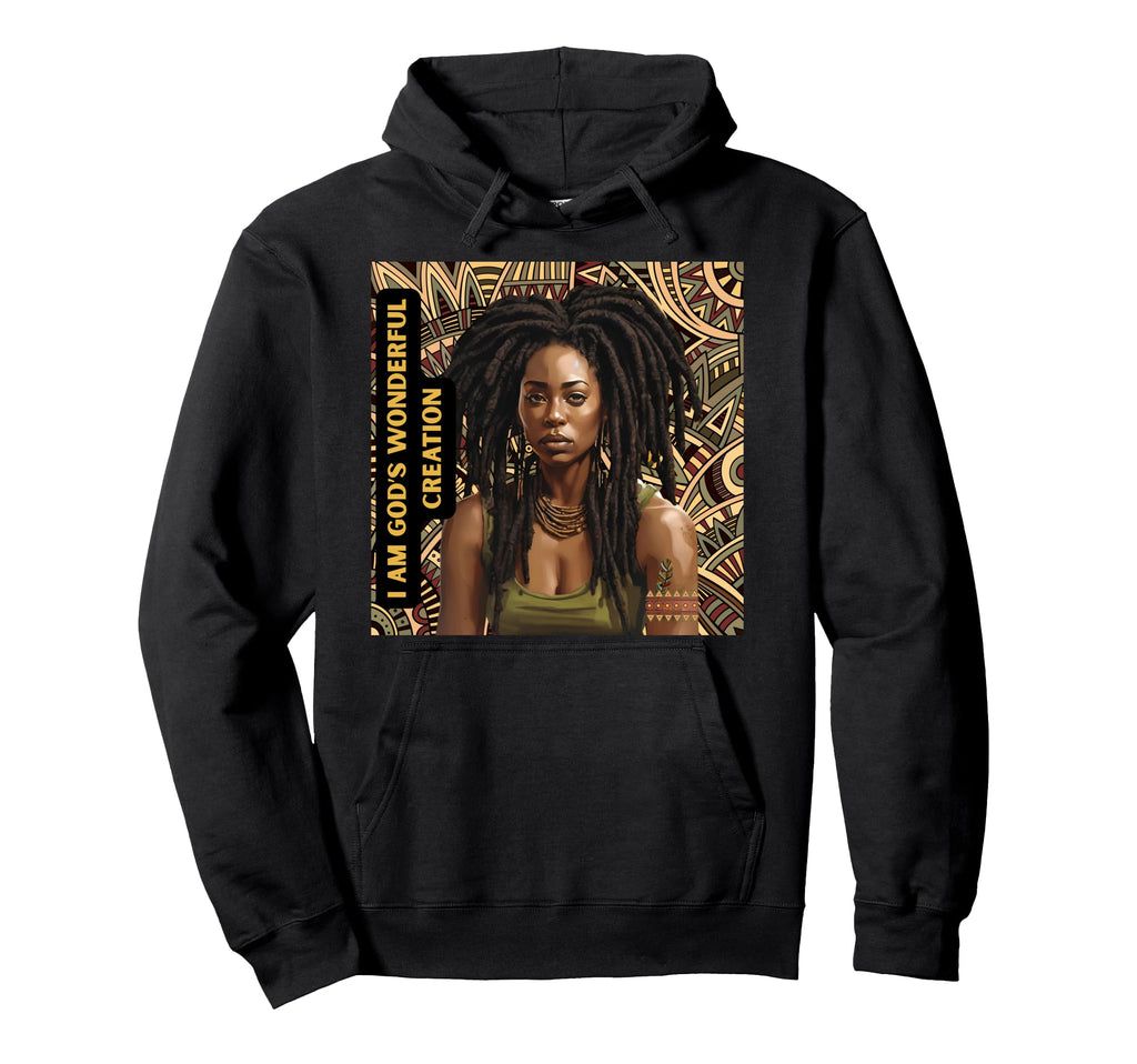 Self Love I Am Gods Wonderful Creation Hoodie - Aesthetic Graphic Unisex - T-Shirt, Sweatshirt, Hoodie