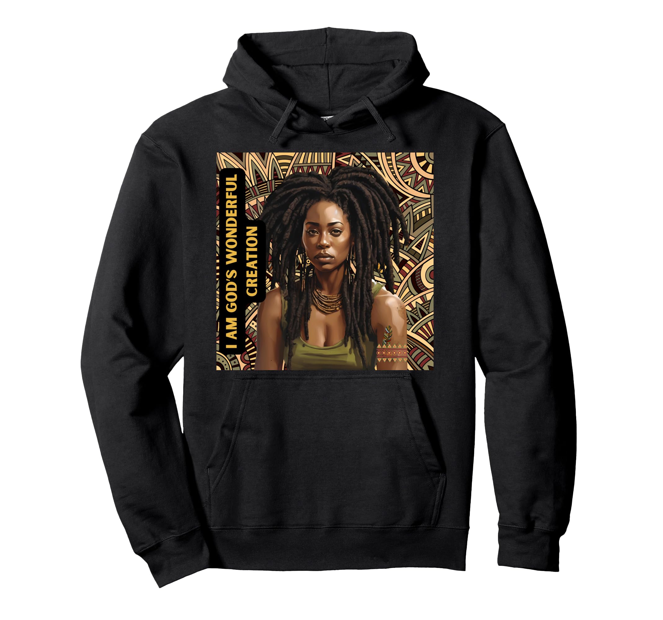 Self Love I Am Gods Wonderful Creation Hoodie - Aesthetic Graphic Unisex - T-Shirt, Sweatshirt, Hoodie