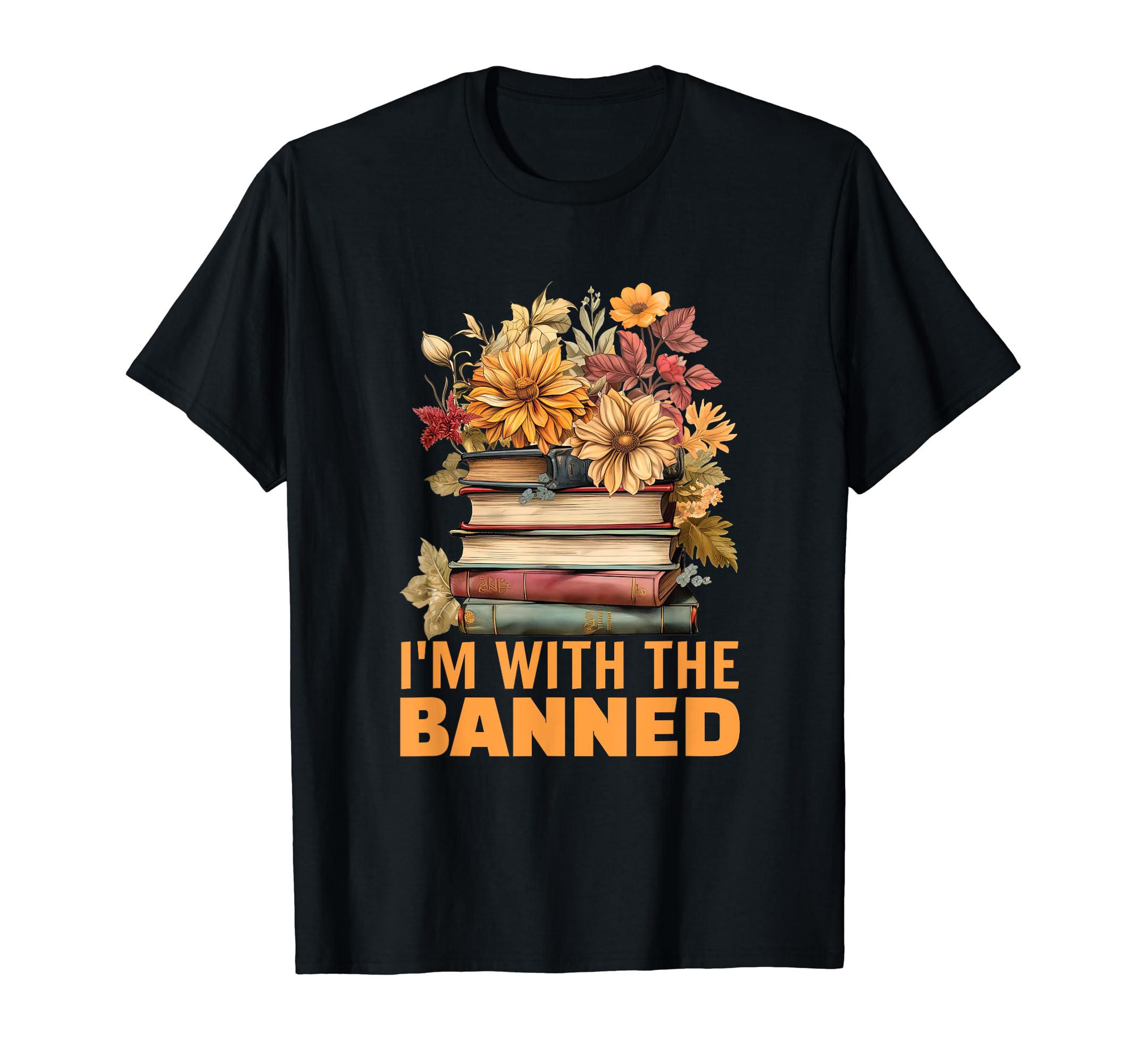 Im Banned Fun Bookworms And Bibliophiles T-Shirt - Minimalist Print Unisex - T-Shirt, Sweatshirt, Hoodie
