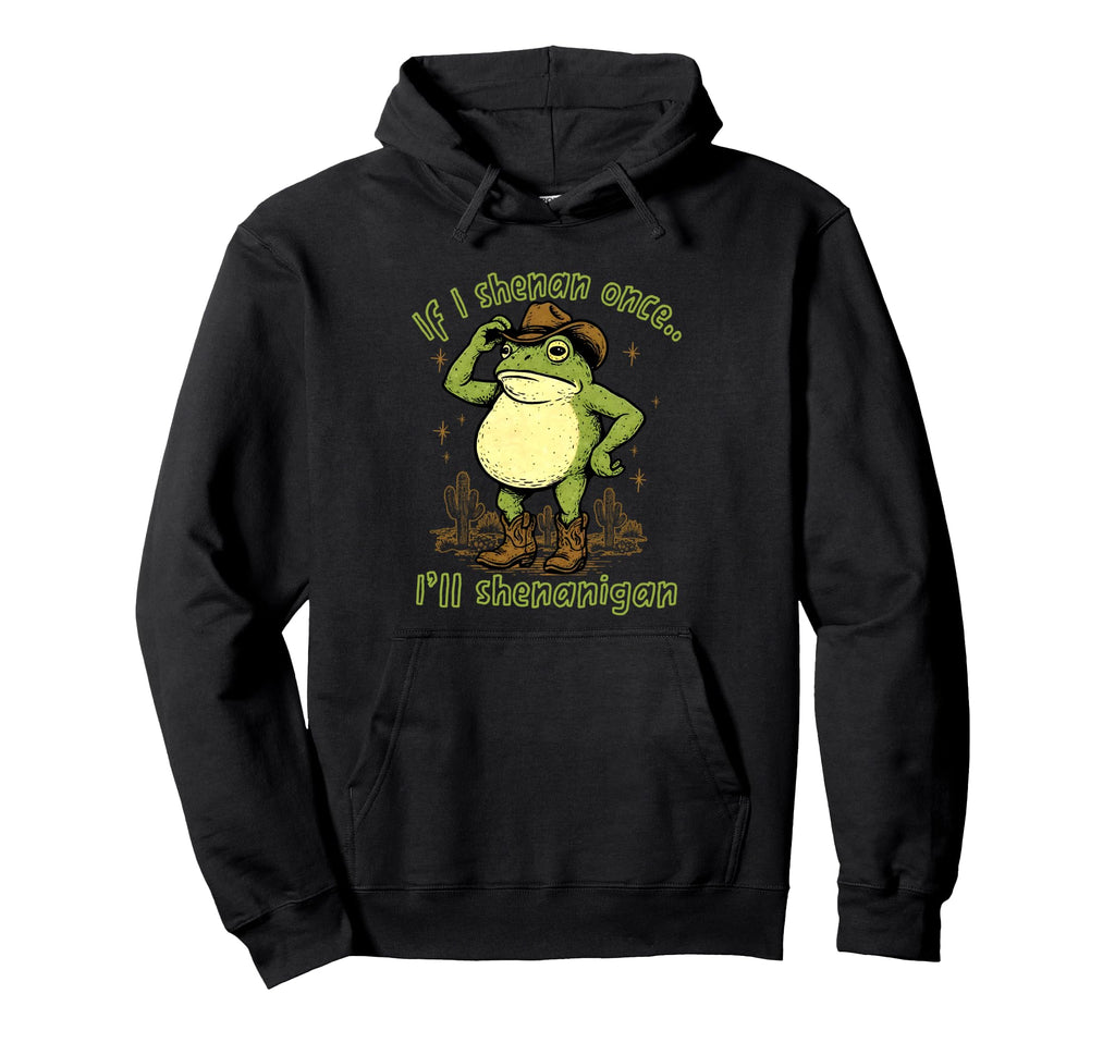 If I Shenan Once Ill Shenanigan Funny Hoodie - Graphic Print Men Women - T-Shirt, Sweatshirt, Hoodie