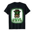Mental Health Warrior Afro Messy T-Shirt - Fun Novelty Design for Adults - T-Shirt, Sweatshirt, Hoodie
