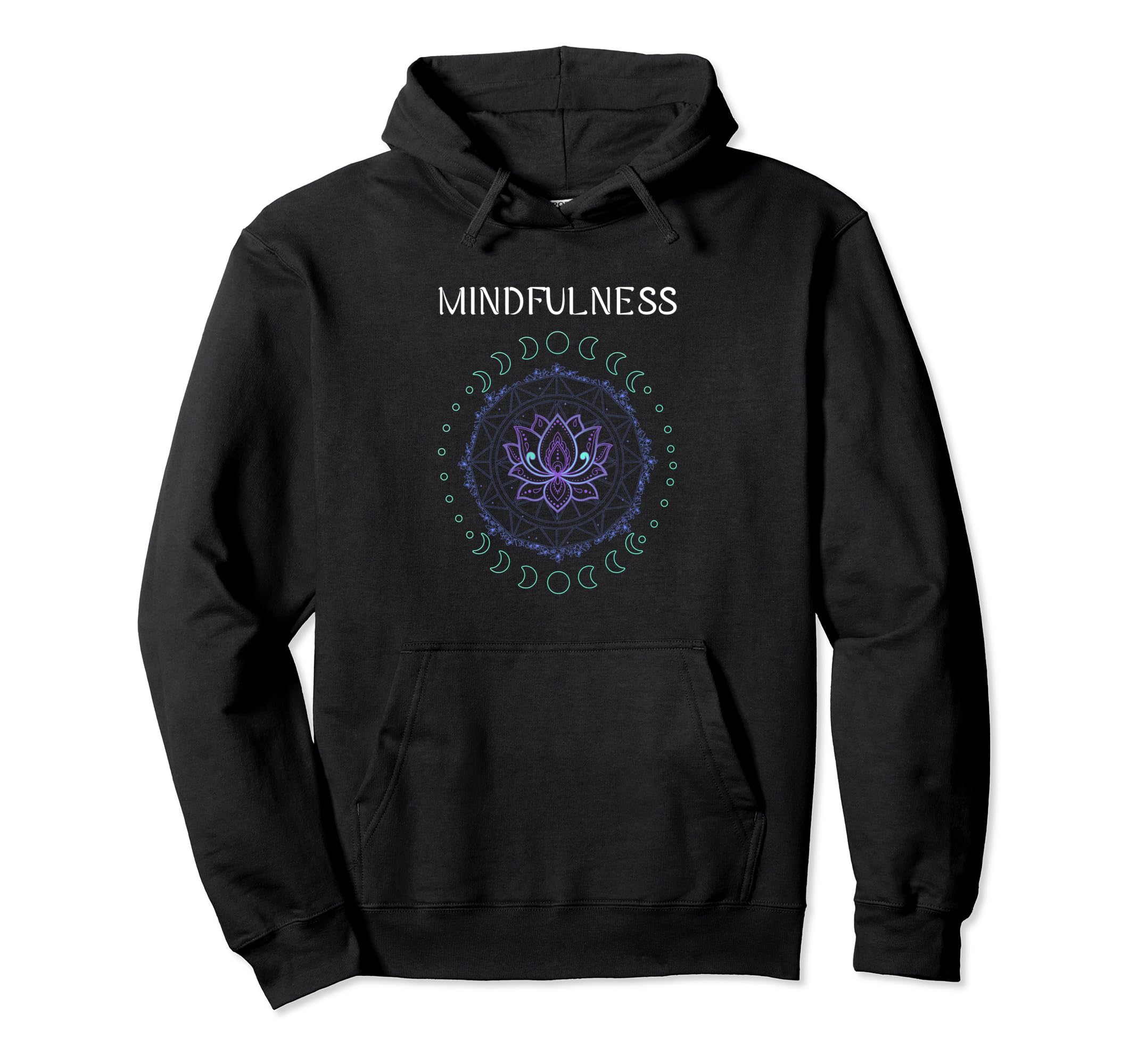 Mindfulness Namaste Spiritual Balance Hoodie - Minimalist Print for Adults - T-Shirt, Sweatshirt, Hoodie