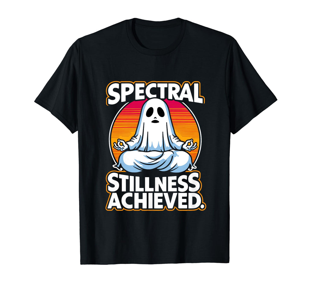 Ghost Monster Meditation Mindfulness T-Shirt - Graphic Print Unisex - T-Shirt, Sweatshirt, Hoodie