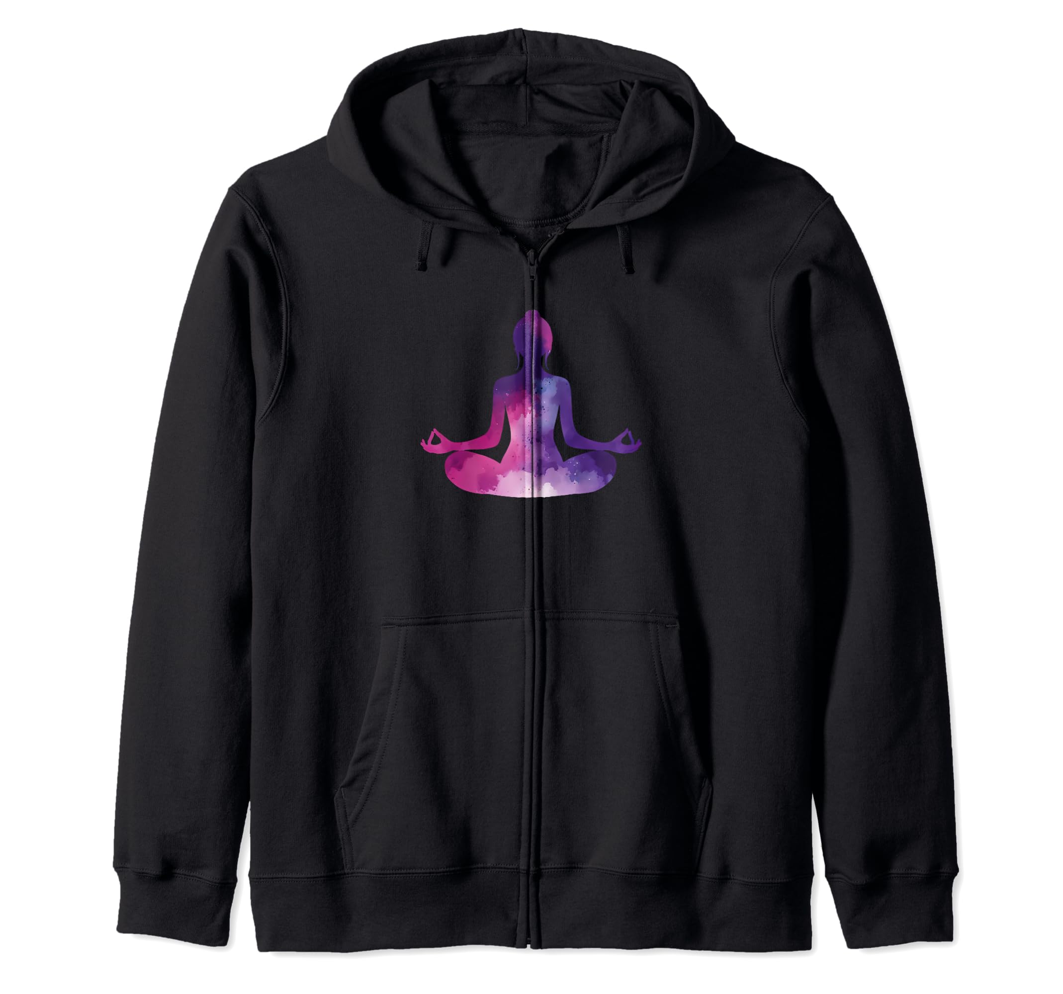 Yoga Lovers And Mindfulness Colorful Hoodie - Streetwear Style for Adults - T-Shirt, Sweatshirt, Hoodie
