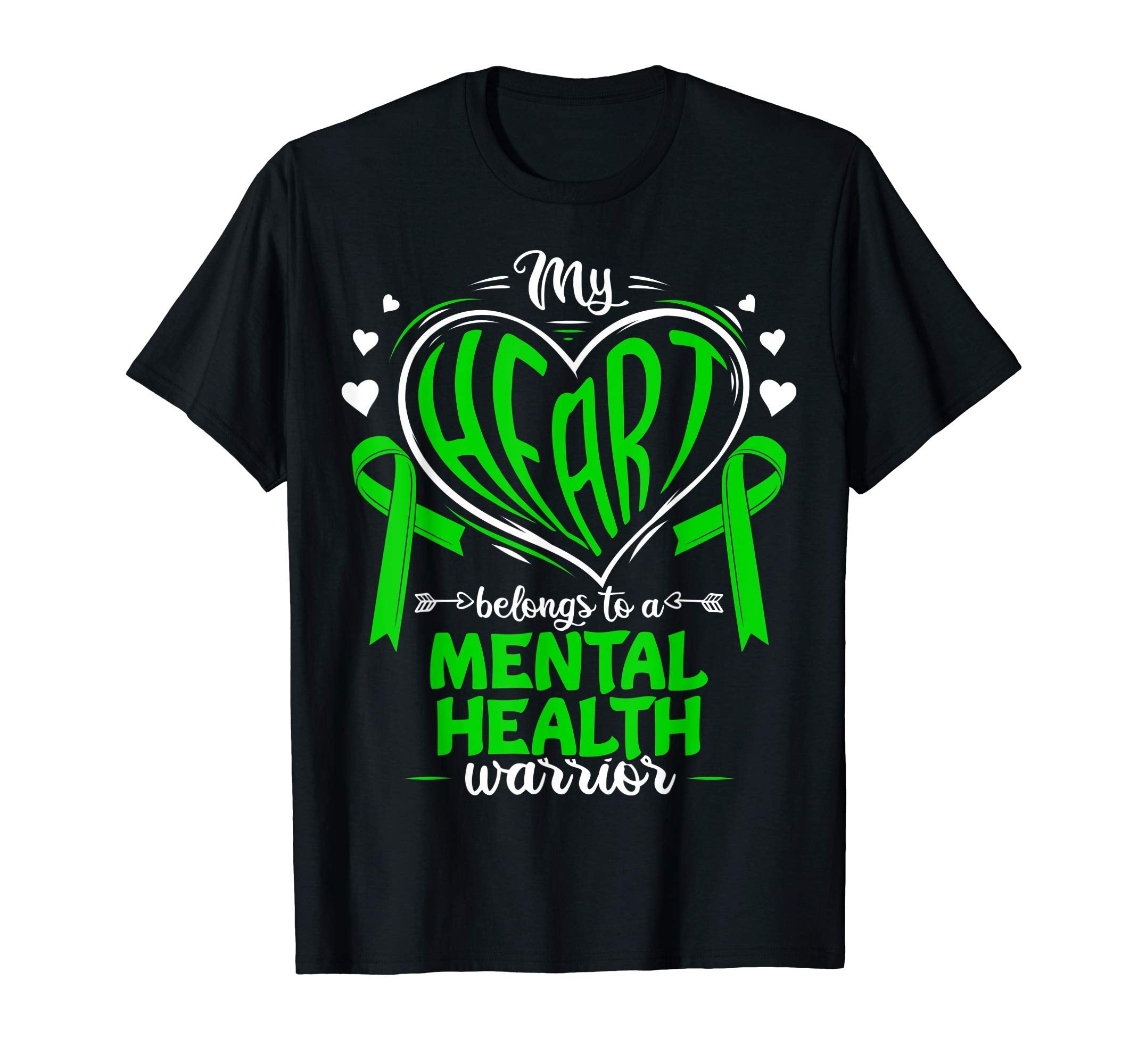 My Heart Belongs To Mental Health T-Shirt - Aesthetic Graphic Men Women - T-Shirt, Sweatshirt, Hoodie
