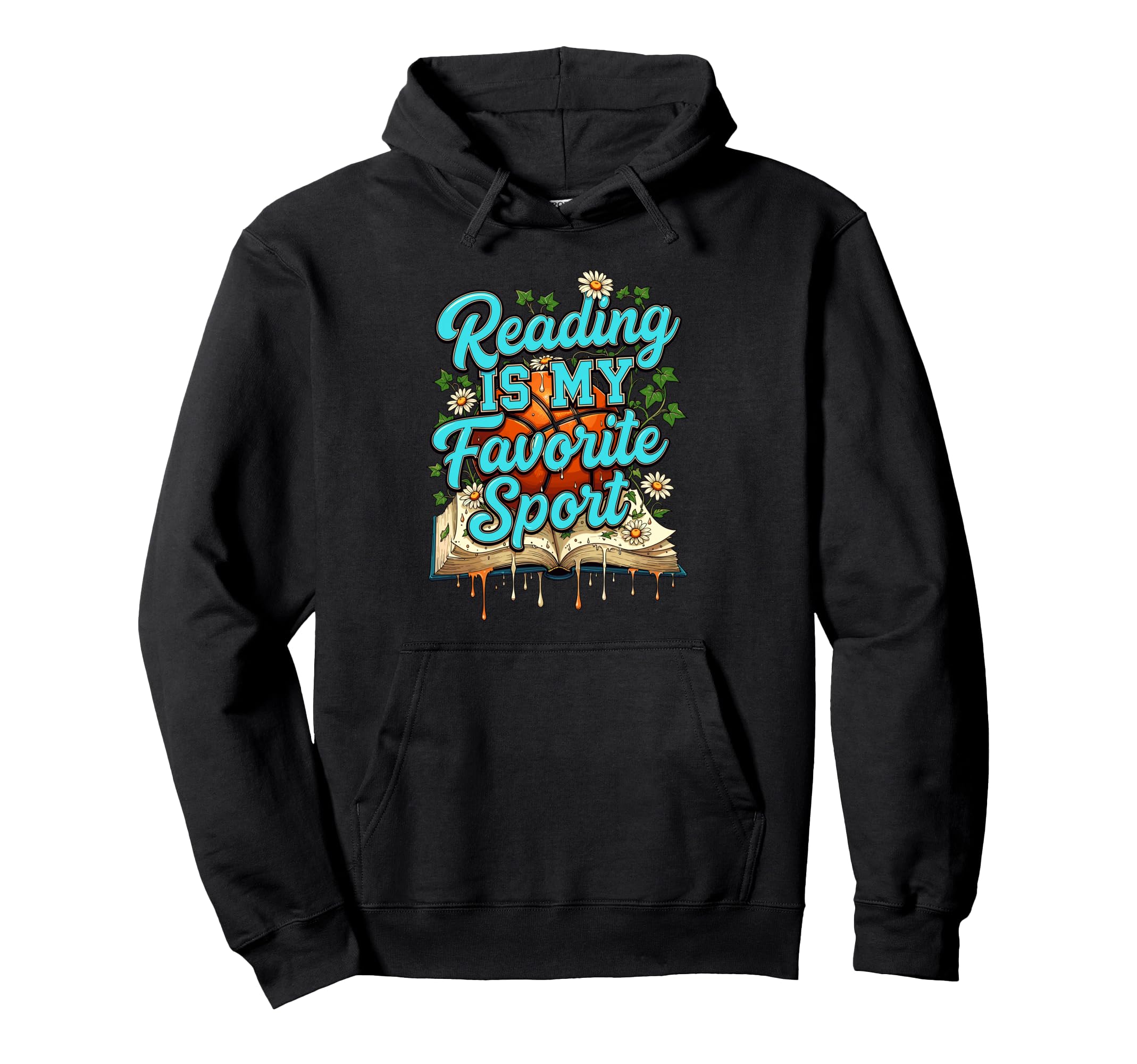 Reading Is My Favorite Sport Funny Hoodie - Minimalist Print Unisex - T-Shirt, Sweatshirt, Hoodie