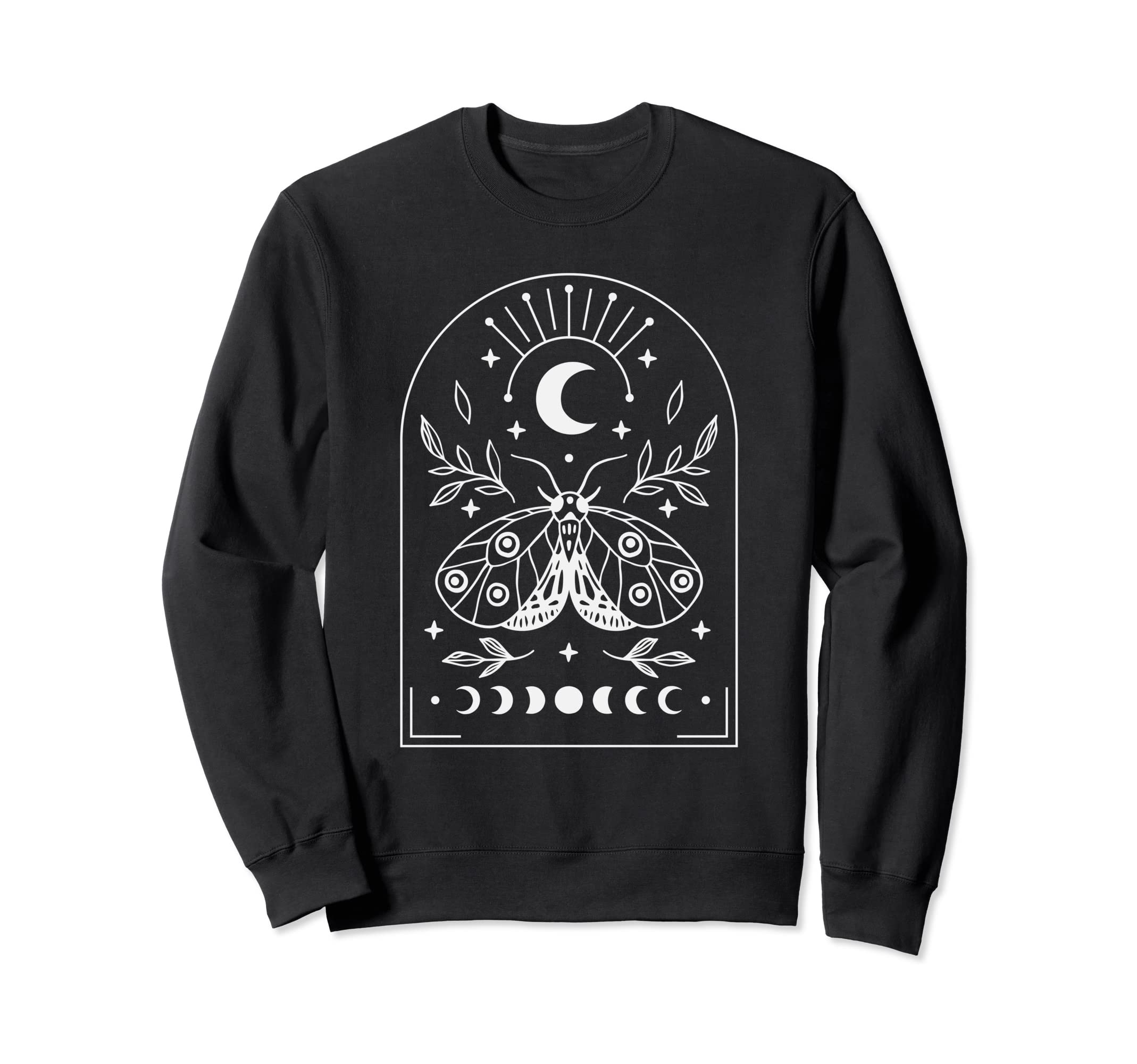 Beautiful Moth Goth Horror Sweatshirt - Fun Novelty Design Men Women - T-Shirt, Sweatshirt, Hoodie