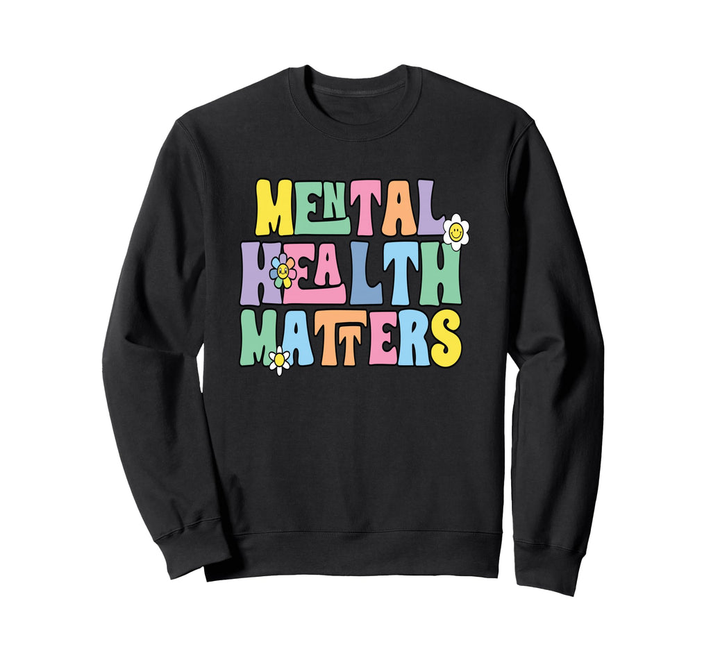 Mental Health Awareness Month Sweatshirt - Casual Everyday Wear for Adults - T-Shirt, Sweatshirt, Hoodie