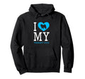 Therapy Dog Owner I Love My Therapy Hoodie - Streetwear Style for Adults - T-Shirt, Sweatshirt, Hoodie