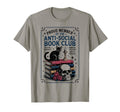 Anti Social Book Club Cat T-Shirt - Minimalist Print Unisex - T-Shirt, Sweatshirt, Hoodie