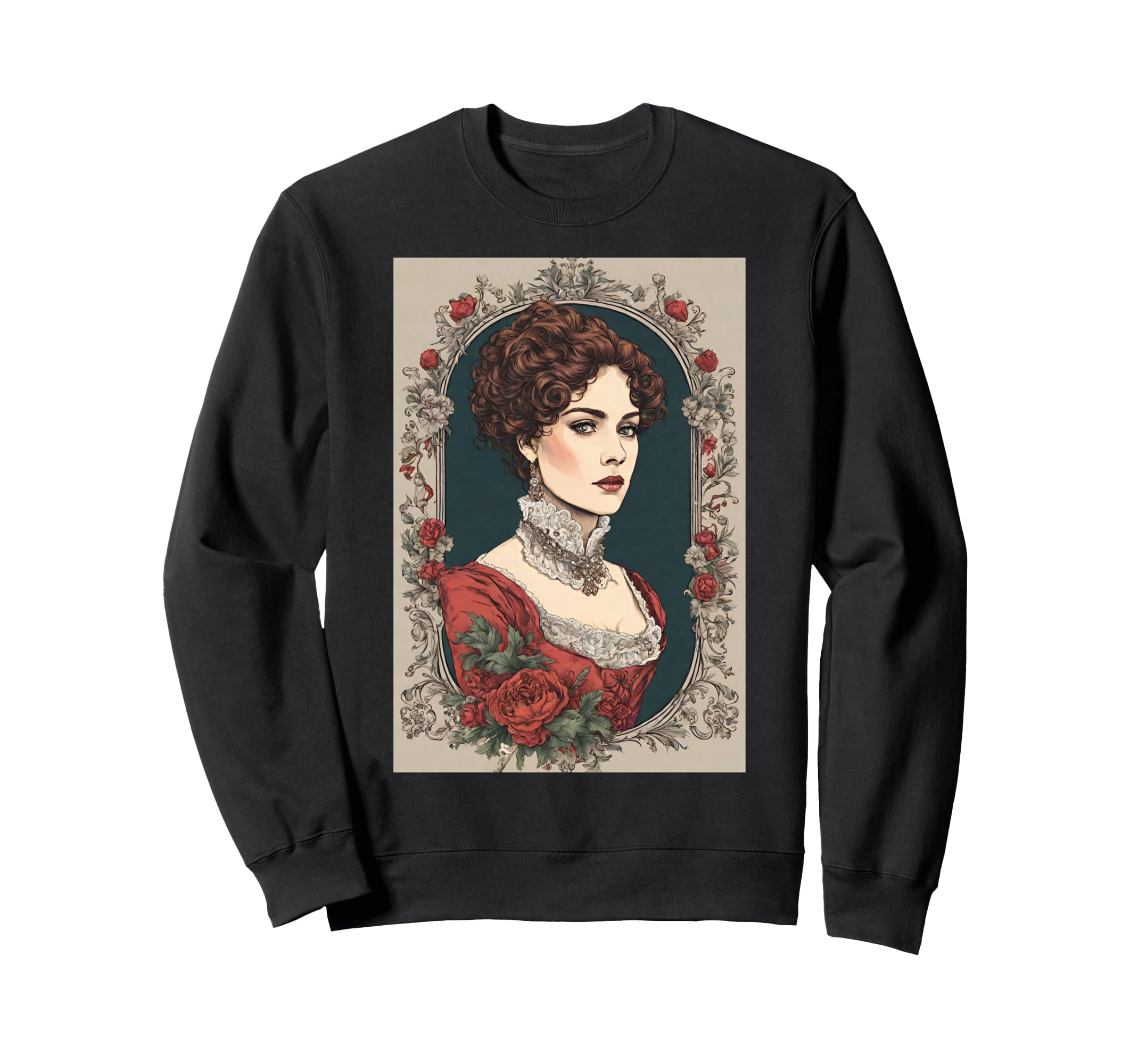 Anna Karenina Mirror Portrait Sweatshirt - Trendy Graphic for Adults - T-Shirt, Sweatshirt, Hoodie