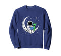Astronaut Reading Book To Alien Sweatshirt - Fun Novelty Design Men Women - T-Shirt, Sweatshirt, Hoodie