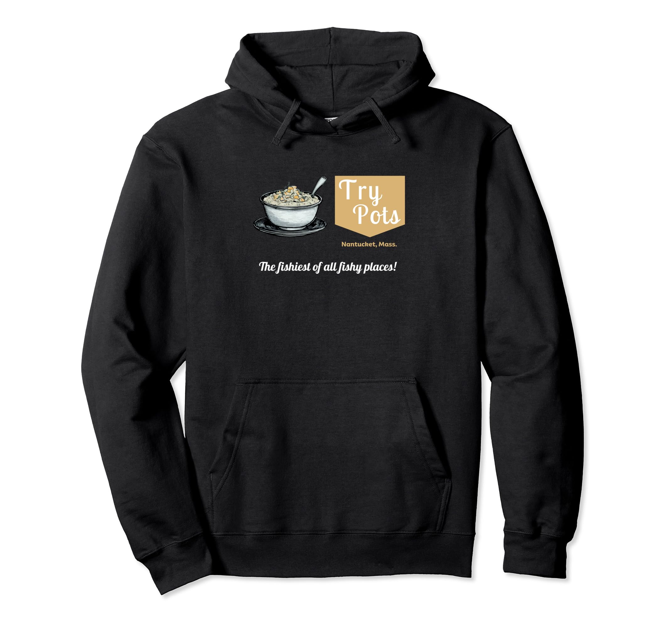 Try Pots Inn Tribute To Moby Dick Hoodie - Novelty Apparel for Adults - T-Shirt, Sweatshirt, Hoodie