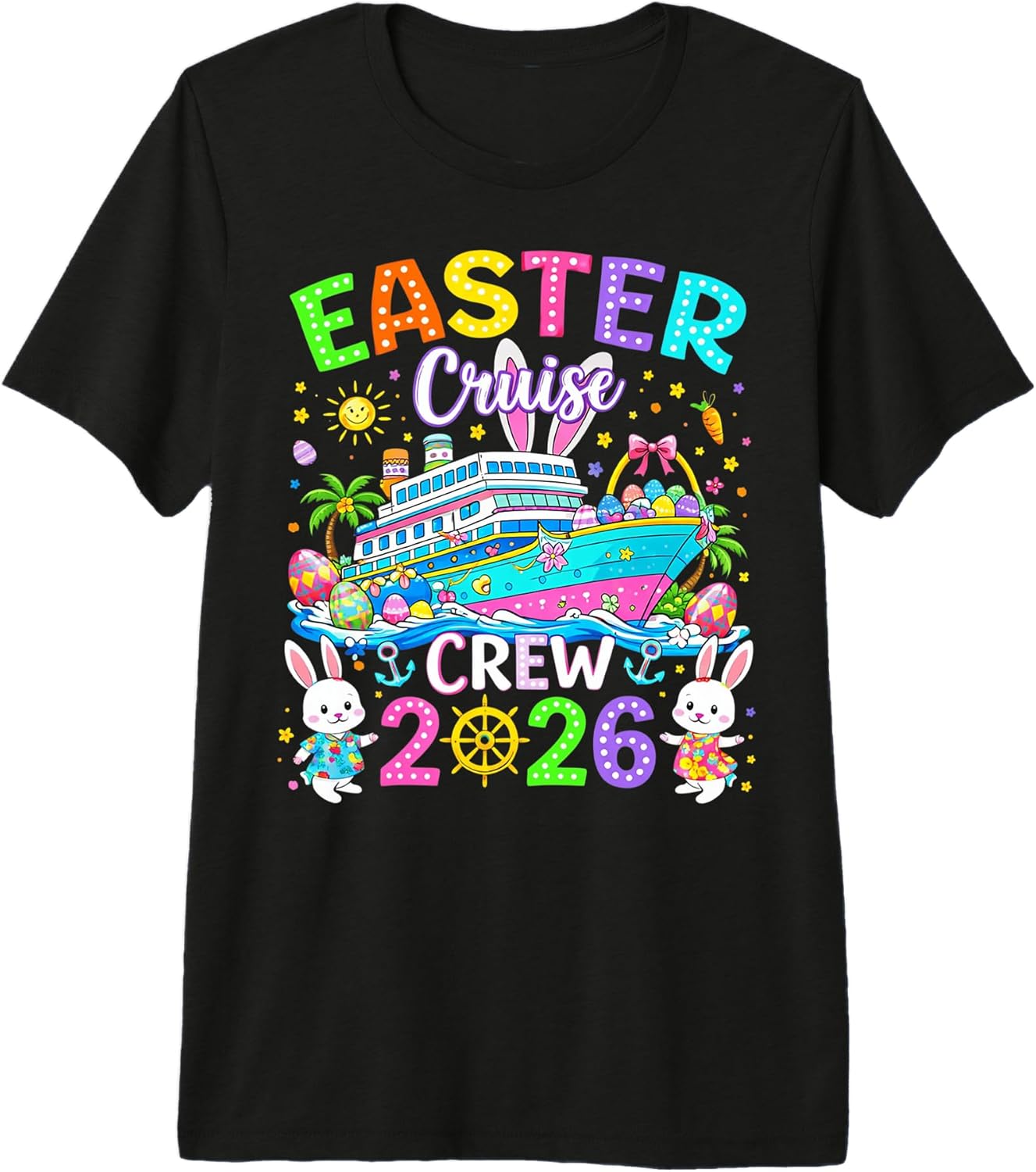 Easter Cruise Crew 2026 Family Matching Vacation Unisex T-shirt, Sweatshirt, Hoodie, Long Sleeve Tee - T-Shirt, Sweatshirt, Hoodie