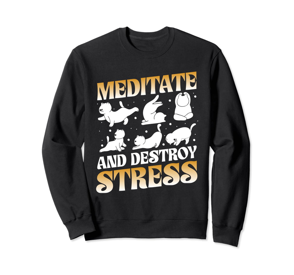 Meditation Yoga Spiritual Peace Sweatshirt - Novelty Apparel for Adults - T-Shirt, Sweatshirt, Hoodie