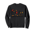 Overstimulated But Festive Goose Merry Sweatshirt - Minimalist Print Unisex - T-Shirt, Sweatshirt, Hoodie