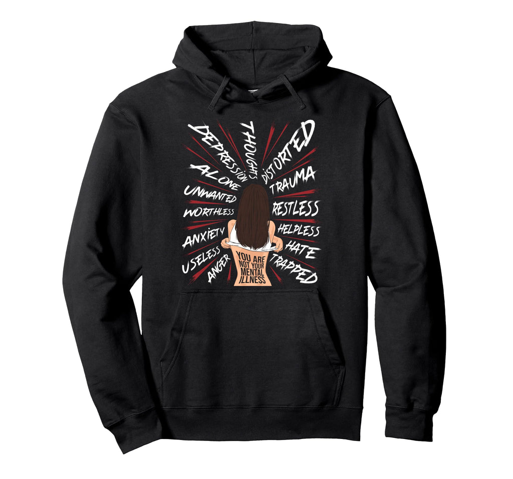 Mental Health Suicide Awareness Hoodie - Graphic Print for Adults - T-Shirt, Sweatshirt, Hoodie