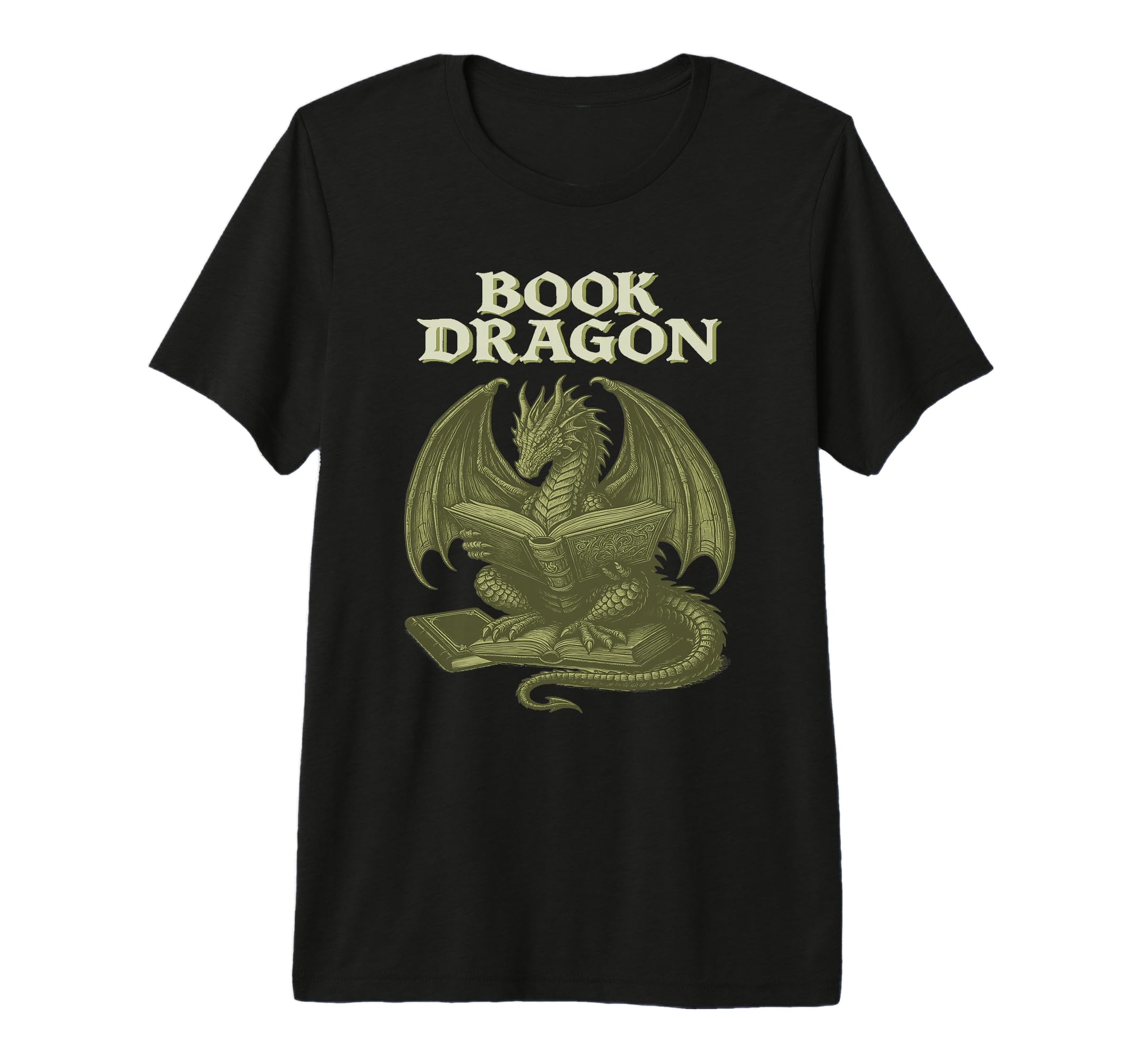 Book Dragon Book Lovers Reader T-Shirt - Aesthetic Graphic Men Women - T-Shirt, Sweatshirt, Hoodie