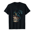 Reading Lover Easily Distracted Dragons T-Shirt - Graphic Print Men Women - T-Shirt, Sweatshirt, Hoodie
