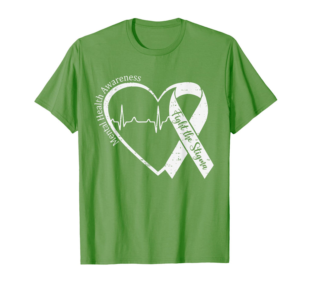 Mental Health Awareness Fight Stigma T-Shirt - Graphic Print Men Women - T-Shirt, Sweatshirt, Hoodie
