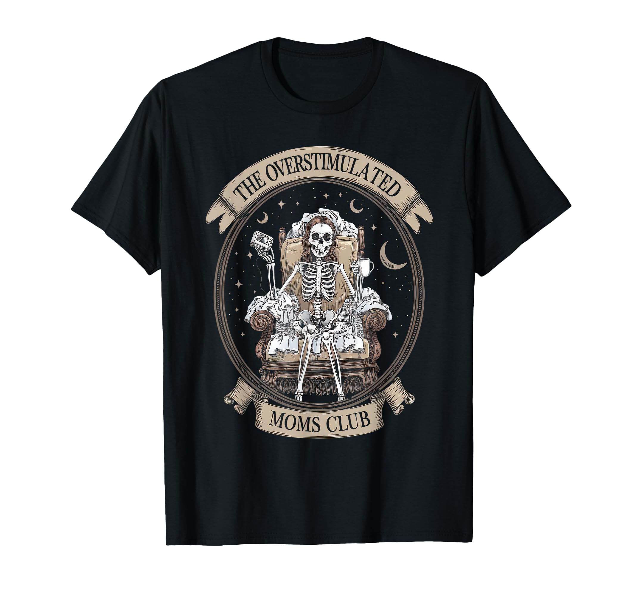 Overstimulated Moms Club Mom T-Shirt - Streetwear Style for Adults - T-Shirt, Sweatshirt, Hoodie