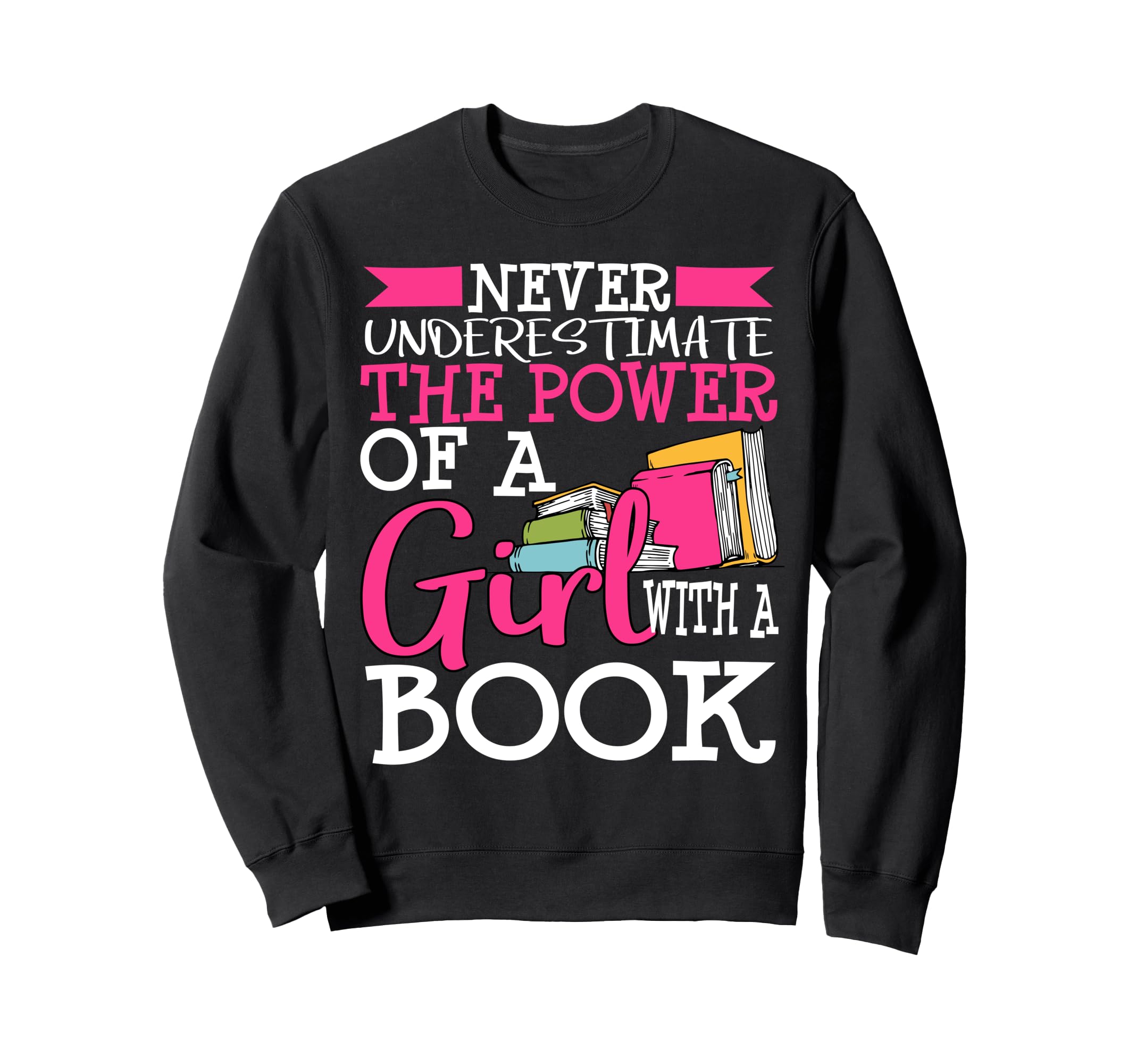 Book Teens Funny Reader Nerd Sweatshirt - Minimalist Print Men Women - T-Shirt, Sweatshirt, Hoodie