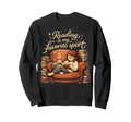 Reading Is My Favorite Sport Book Sweatshirt - Streetwear Style Men Women - T-Shirt, Sweatshirt, Hoodie