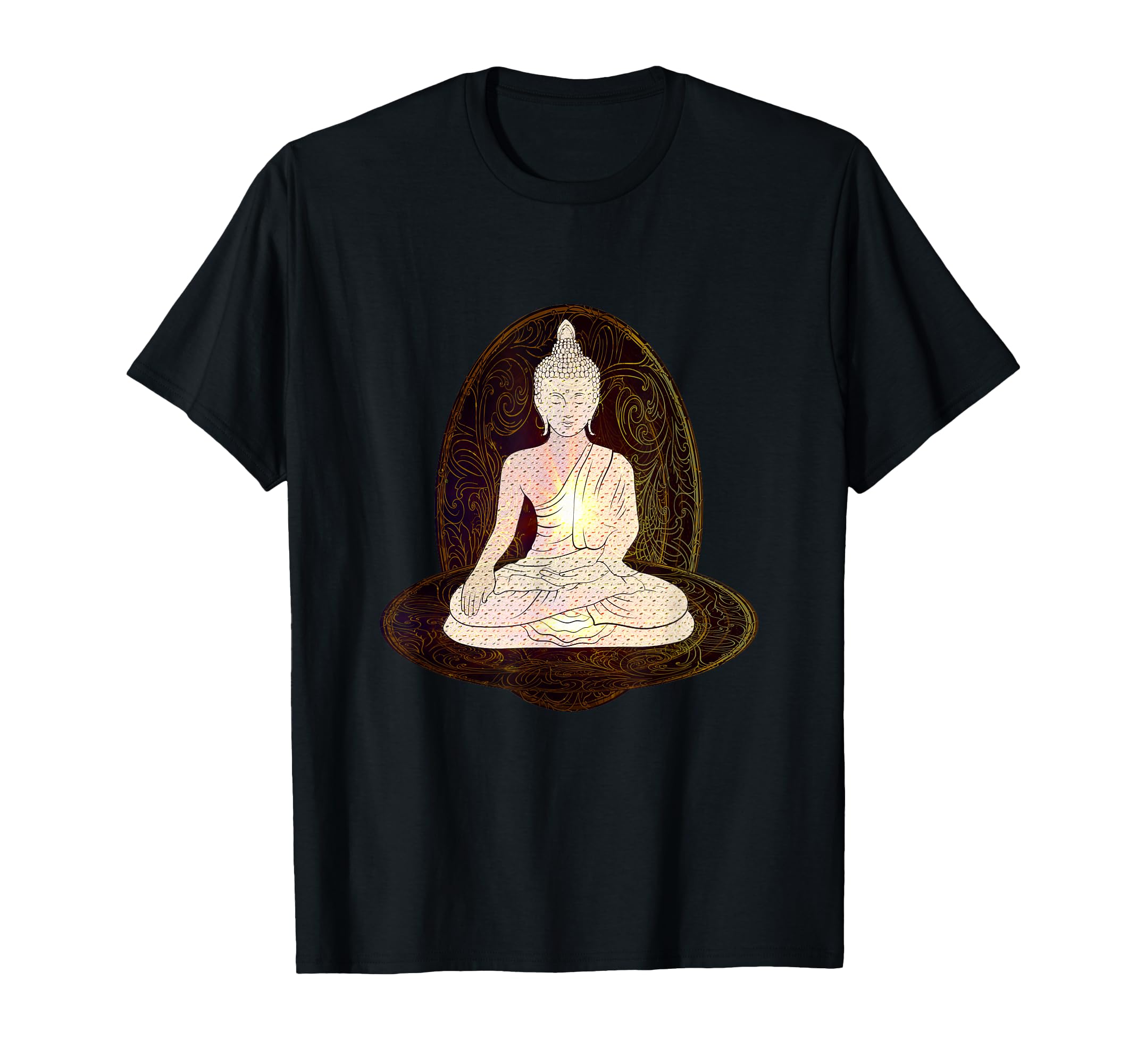 Buddha Mandala Buddhist Mindfulness T-Shirt - Unique Graphic Men Women - T-Shirt, Sweatshirt, Hoodie