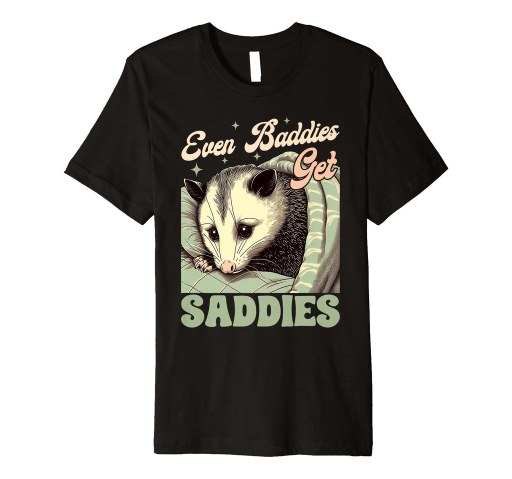 Anxiety Mental Health Opossum Even T-Shirt - Minimalist Print Unisex - T-Shirt, Sweatshirt, Hoodie